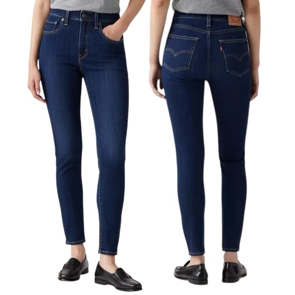 Levi’s 721 High Rise Skinny Jeans Blue Story Size 27 - Picture 1 of 12